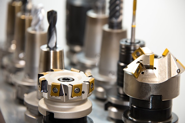 CNC milling operation closeup